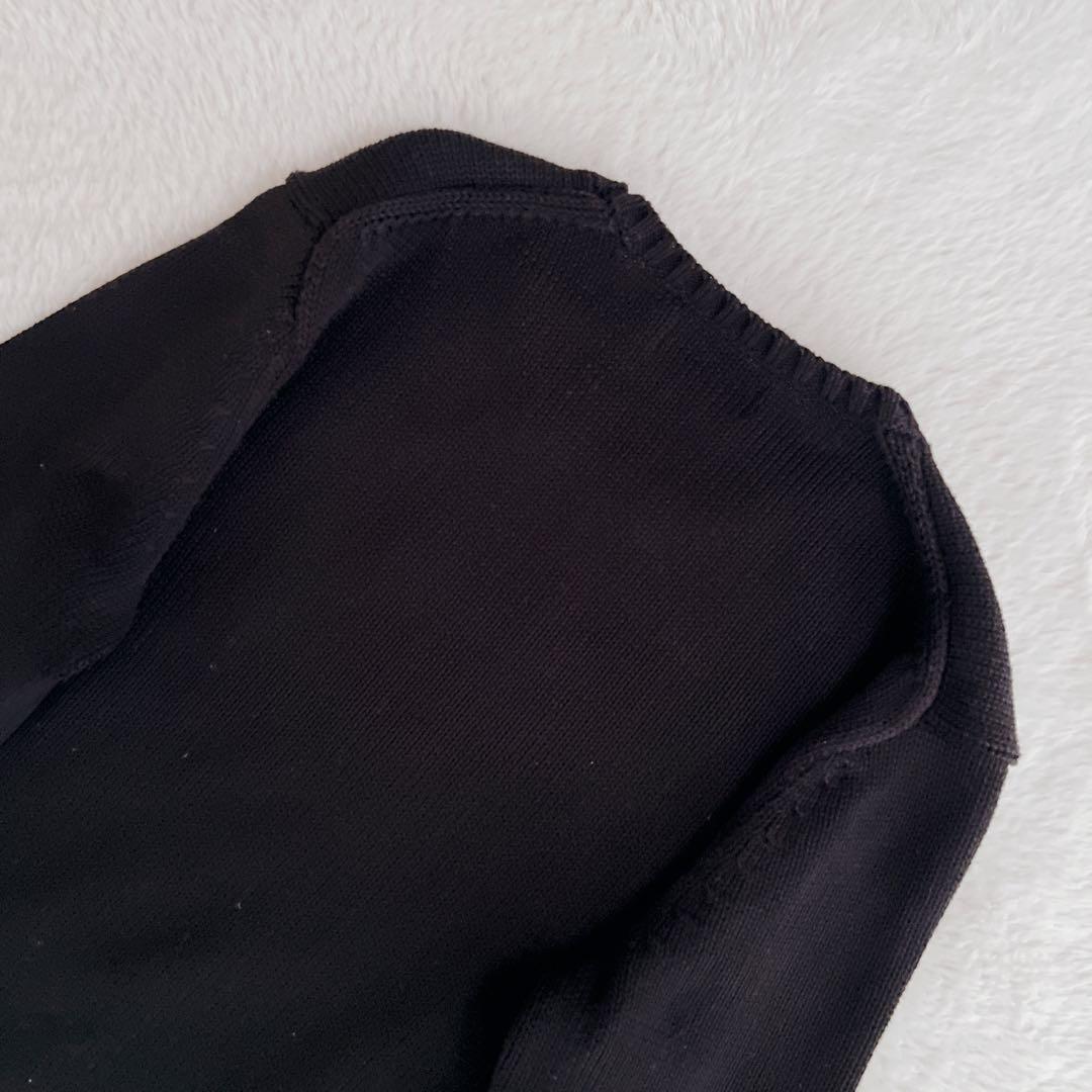 美品✨ポロゴルフ ベア ニット ゴルフベア コットン 黒 男女兼用 XS