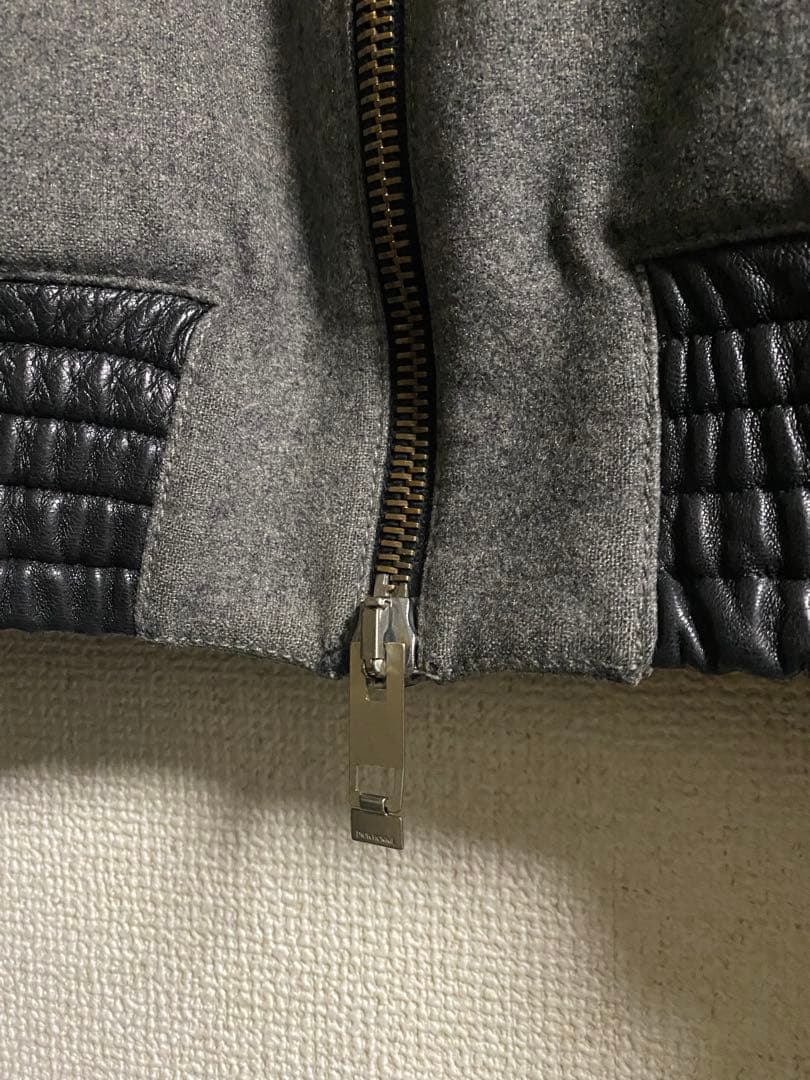 04aw dior homme レザーブルゾン スタジャン ディオールオム