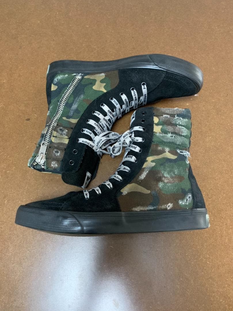 [(Palm Angels] スウェードレザー ハイカットスニーカー 42