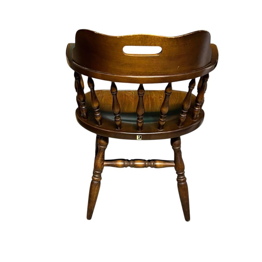 【送料無料】飛騨産業 キツツキ ウィンザーチェア アームチェア アンティーク ②