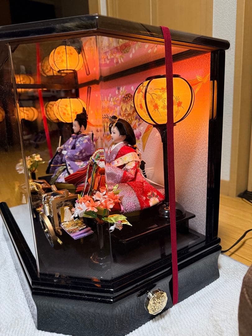雛人形セット ケース付き　オルゴール