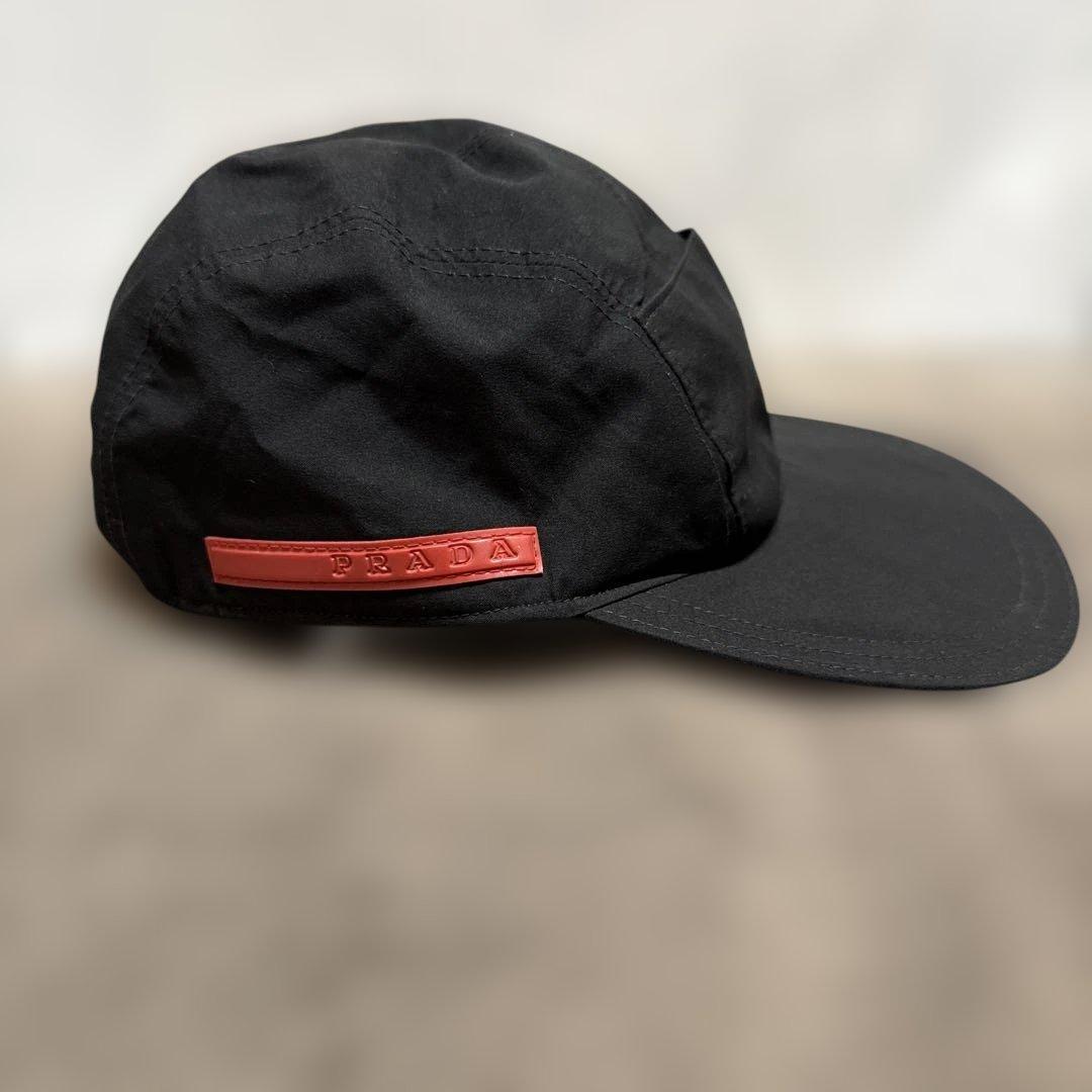 PRADA プラダ　　キャップ　ブラック　調節可能