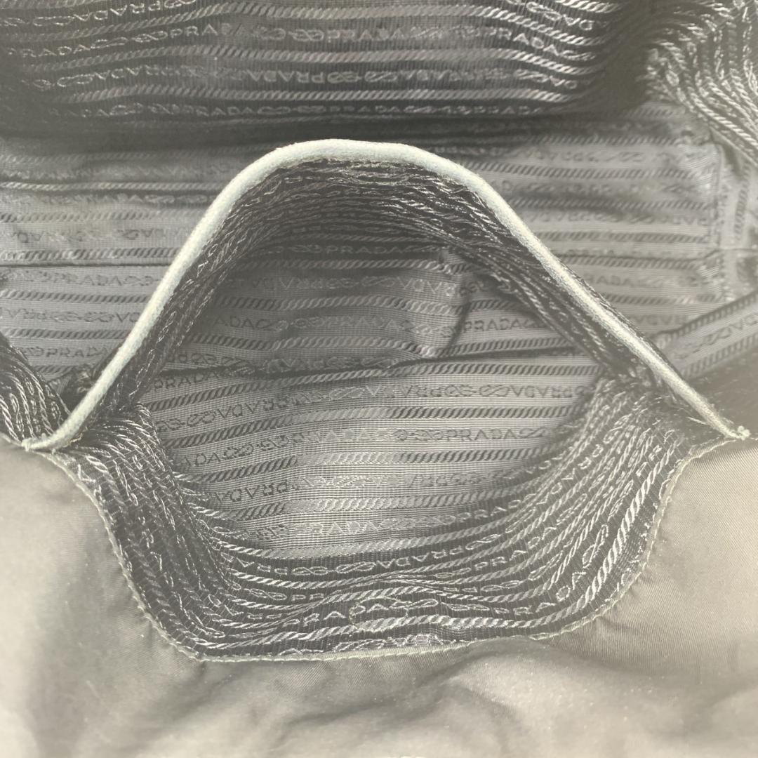 プラダ リボン フィオッコ トートバッグ ショルダーバッグ ゴールドロゴ