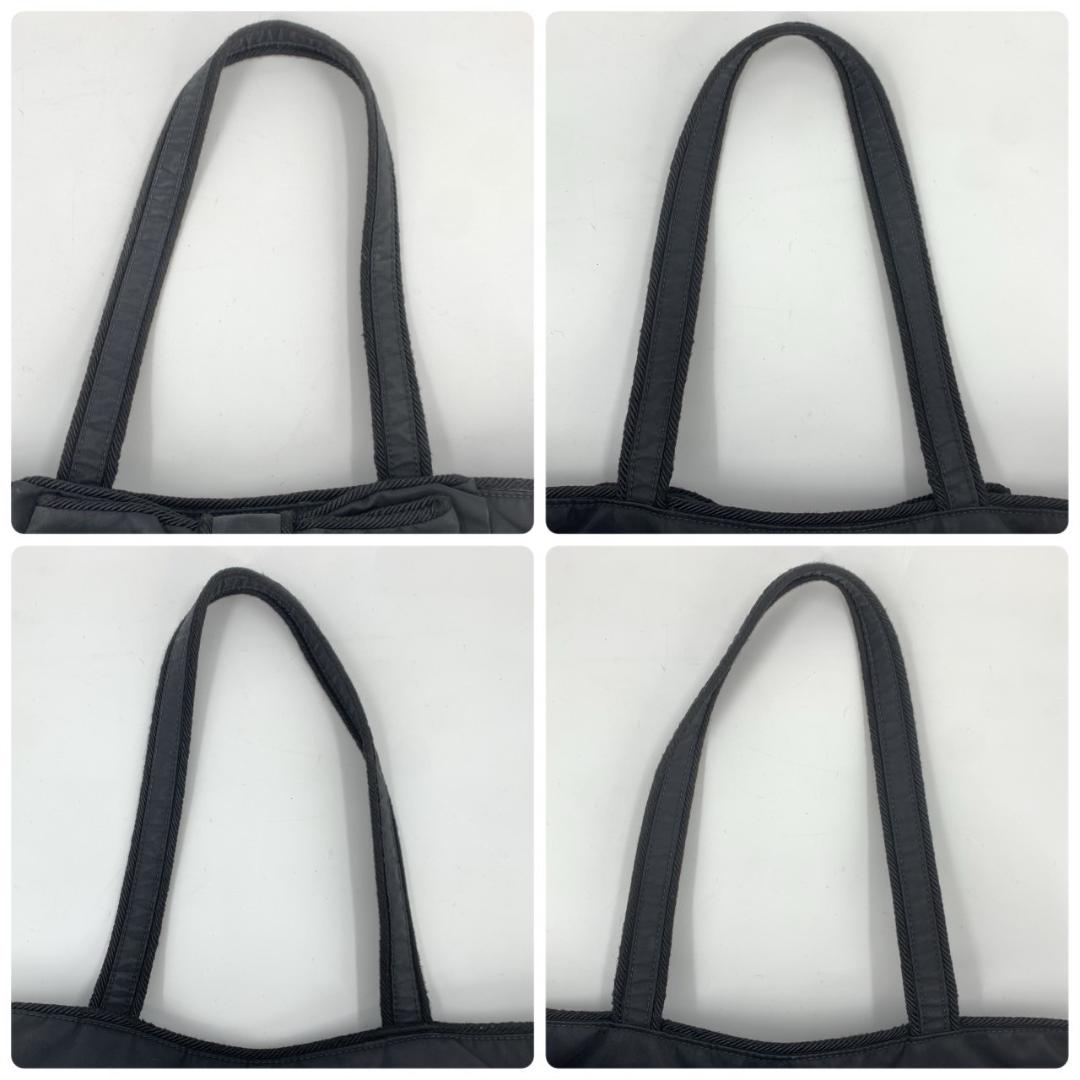 プラダ リボン フィオッコ トートバッグ ショルダーバッグ ゴールドロゴ