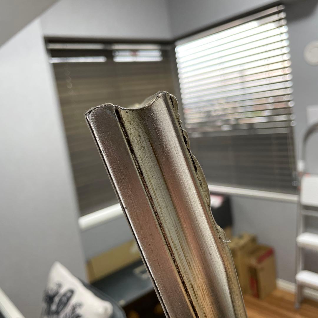 スタンドミラー　全身鏡　アンティーク調　ゴールド　たのメル便　送料込み