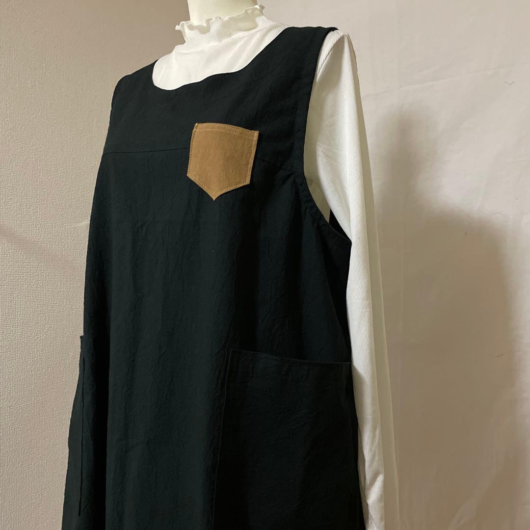 sena様　ワッシャーコットン　エプロン