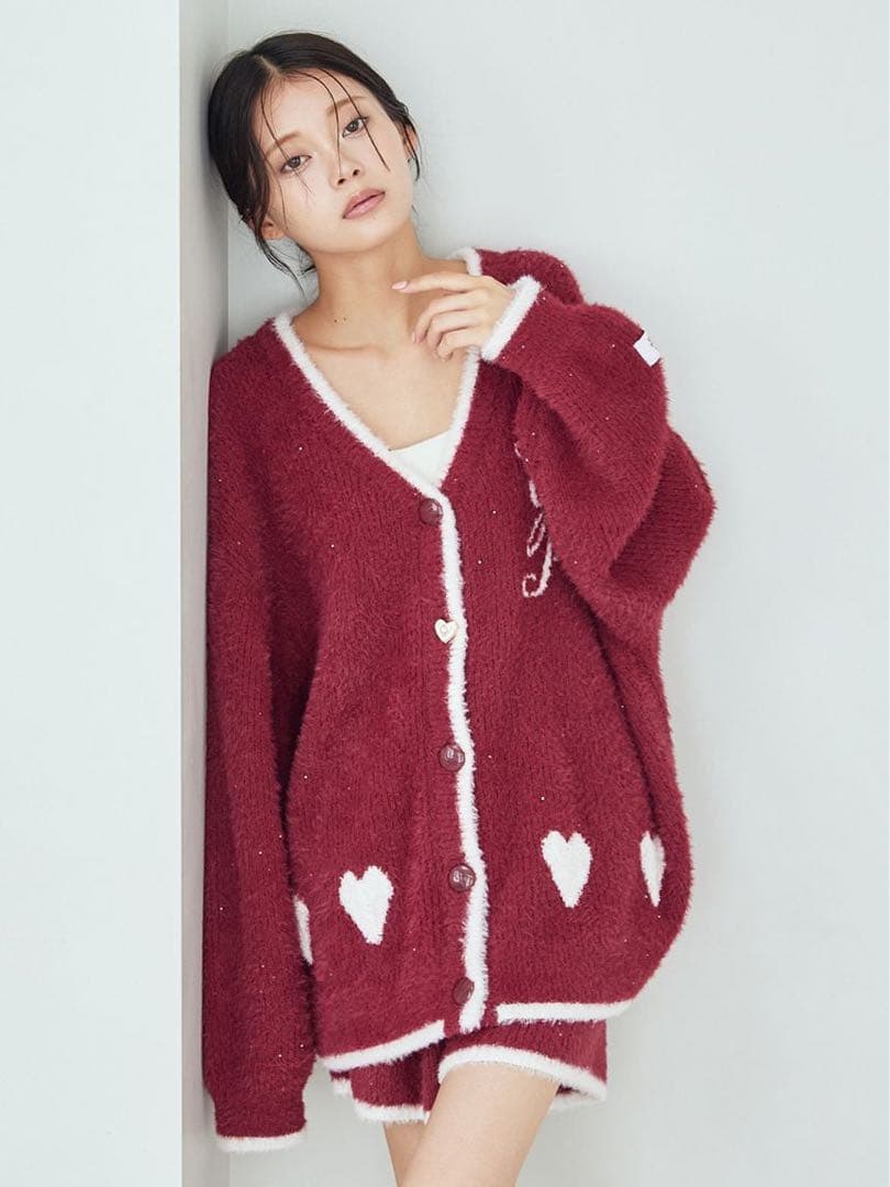 Gelato Pique ラメフェザーカーディガン 新品