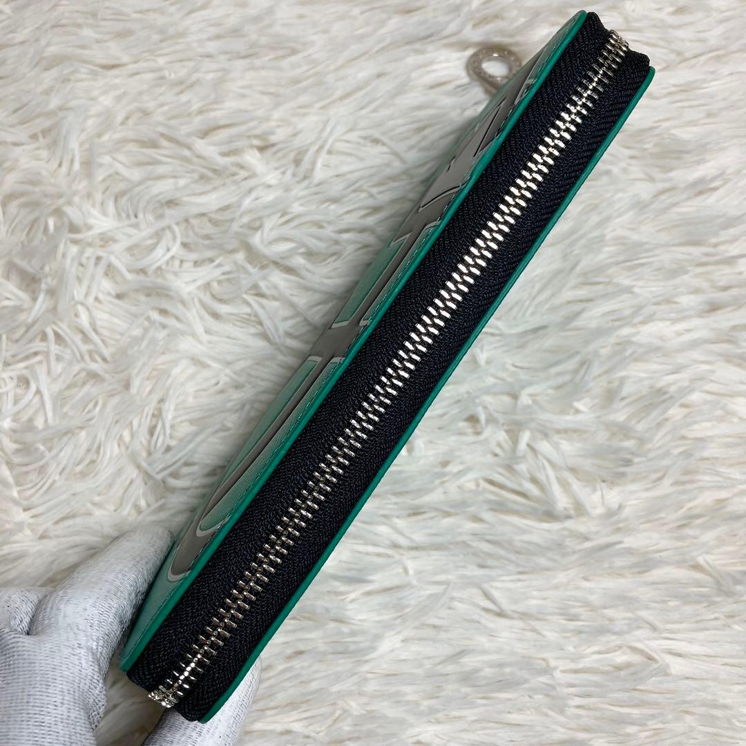 【未使用】 カステルバジャック ラウンドジップ ロングウォレット デカロゴ