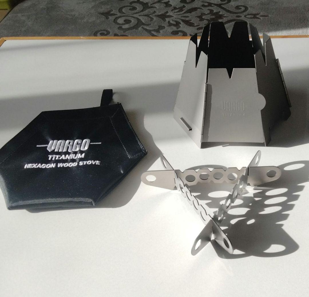 チタン　ヘキサゴンウッドストーブ&五徳