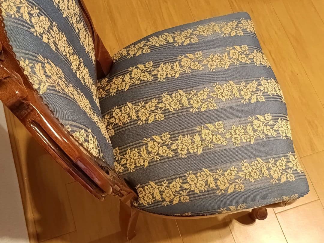 イタリア高級アンティーク調家具 ダイニングチェア リビングチェア 猫脚 B