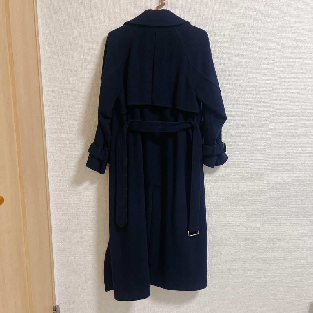 anuans アニュアンス　ウールトレンチコート(navy)