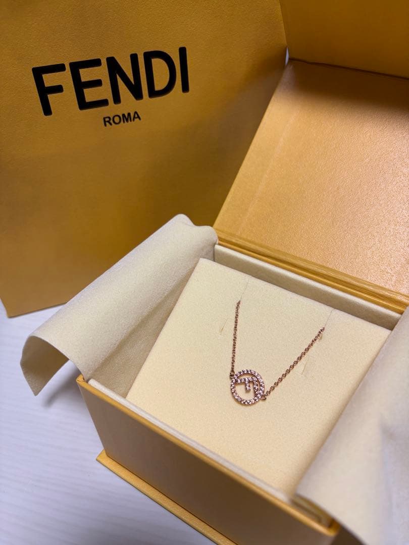 【美品】FENDI ブレスレット ピンクゴールド フェンディ