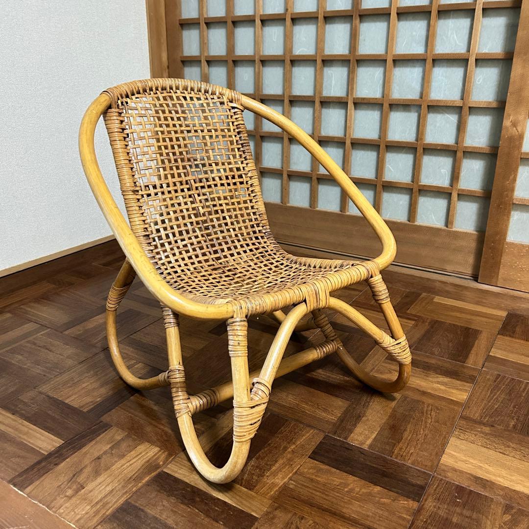 ラタンチェア　キッズ