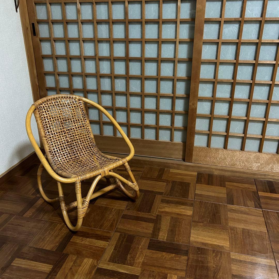 ラタンチェア　キッズ