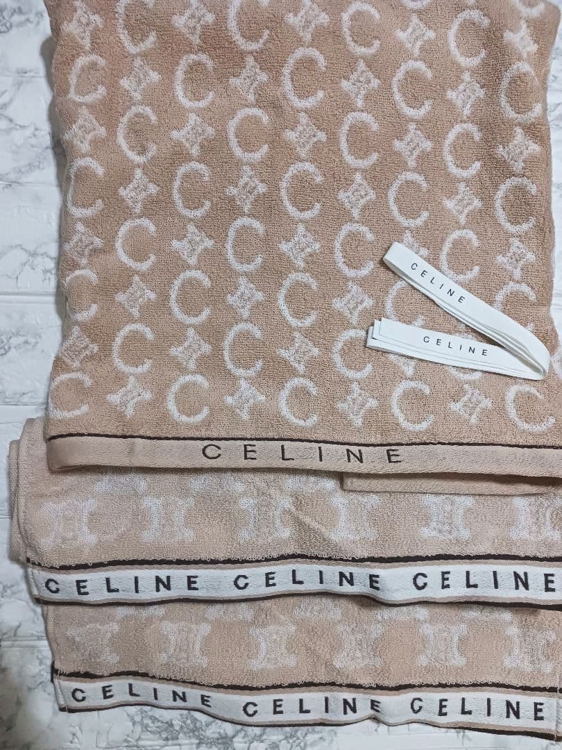 CELINE 　 バスタオル フェイスタオル