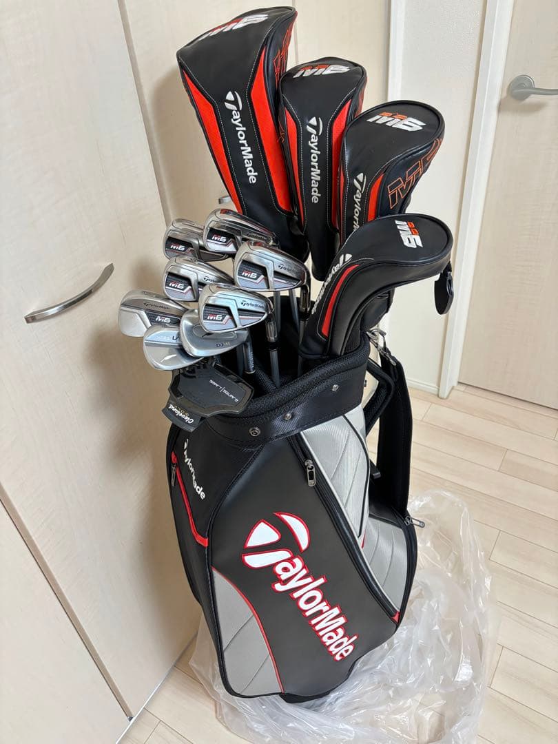 ☆テーラーメイドM6で揃えた超高性能フルセット☆新品キャディバッグ付き☆