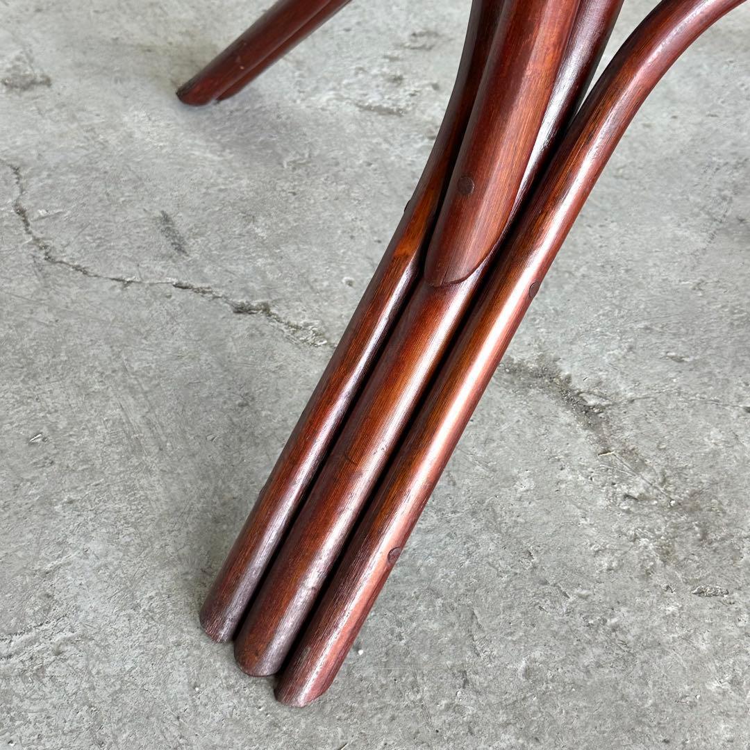 ꧁オールドラタン꧂ 90s大型 ガラステーブル 直径91cm リゾート モダン