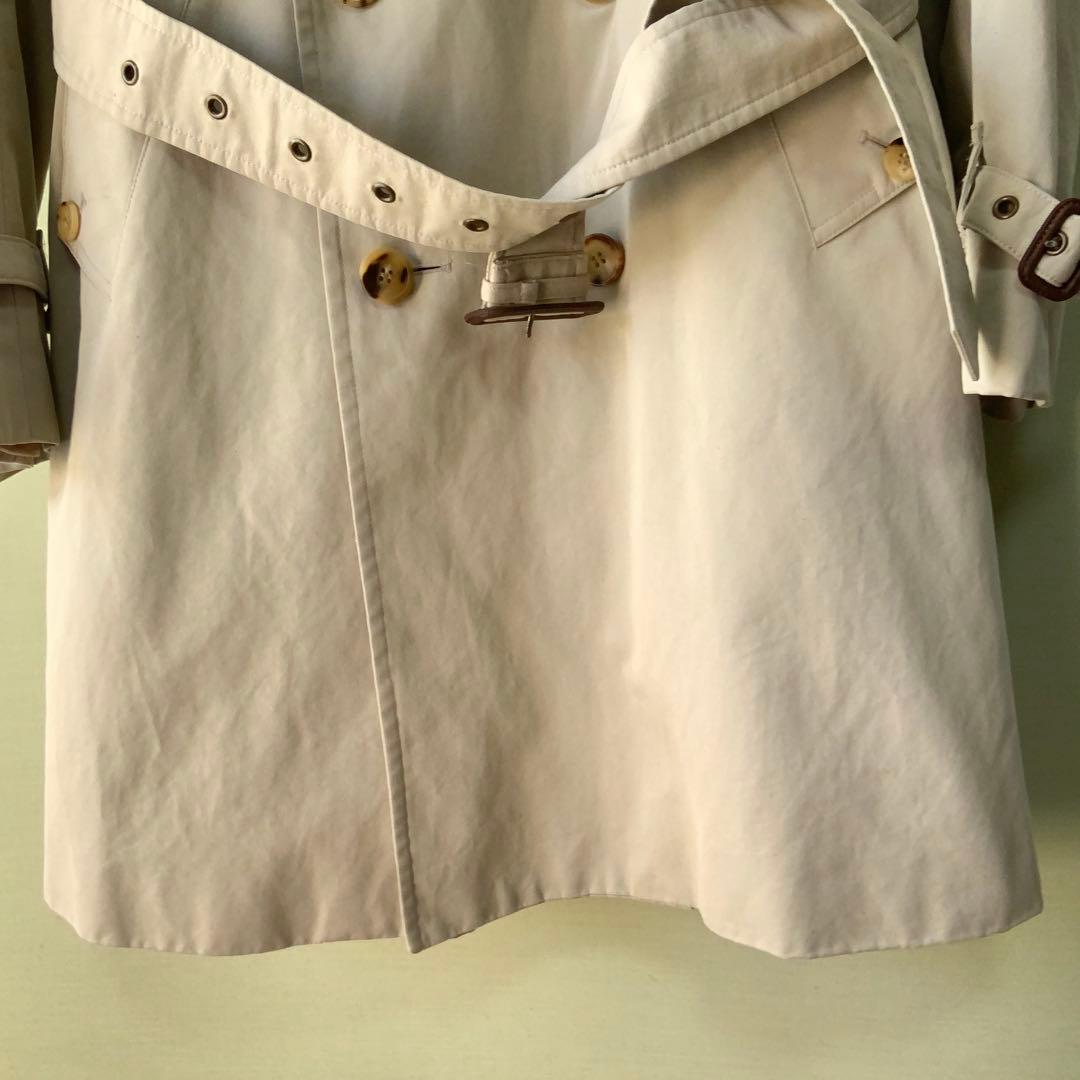 GRENFELL グレンフェル トレンチコート 36 英国製 黒タグ カーキ