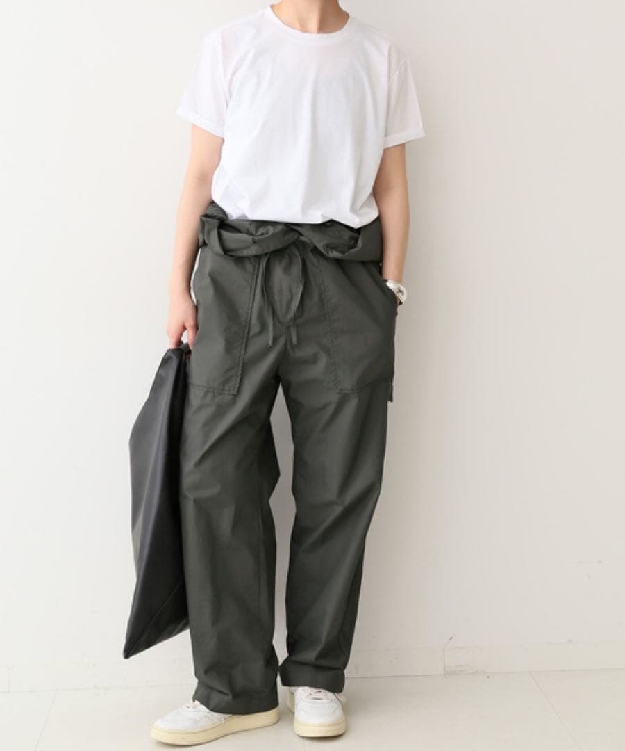 Spick&Span【2024】コットンハーフスリーブジャンプスーツ