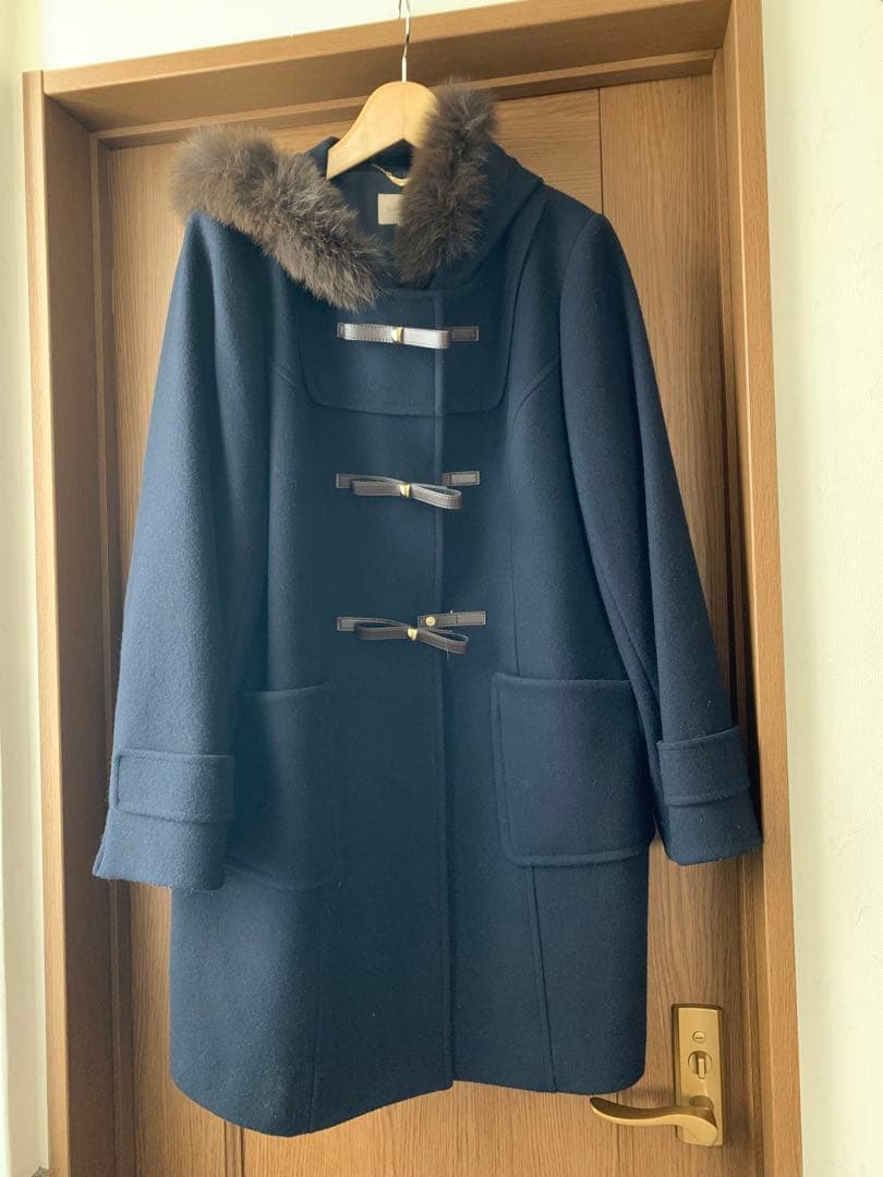 しろ❣️Rose Tiara ネイビー ダッフルコート