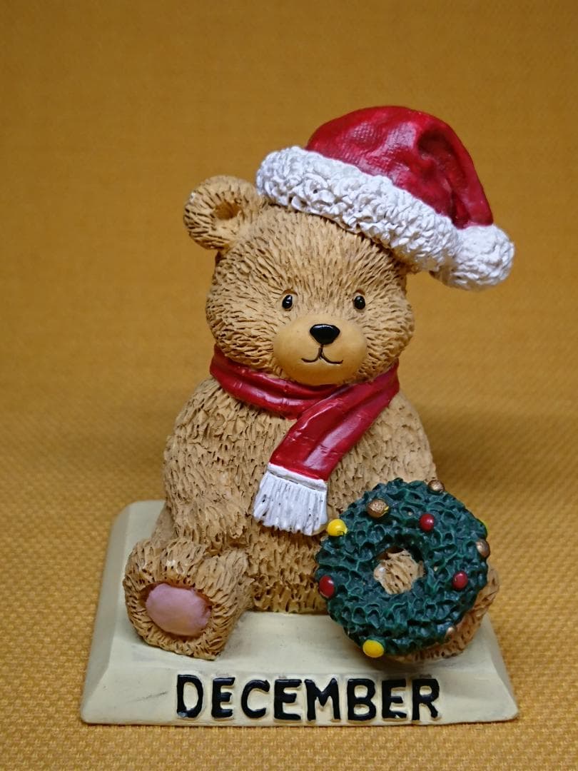 クマ　熊　テディベア　オブジェ　置物　インテリア　工芸品　美術品　A3277