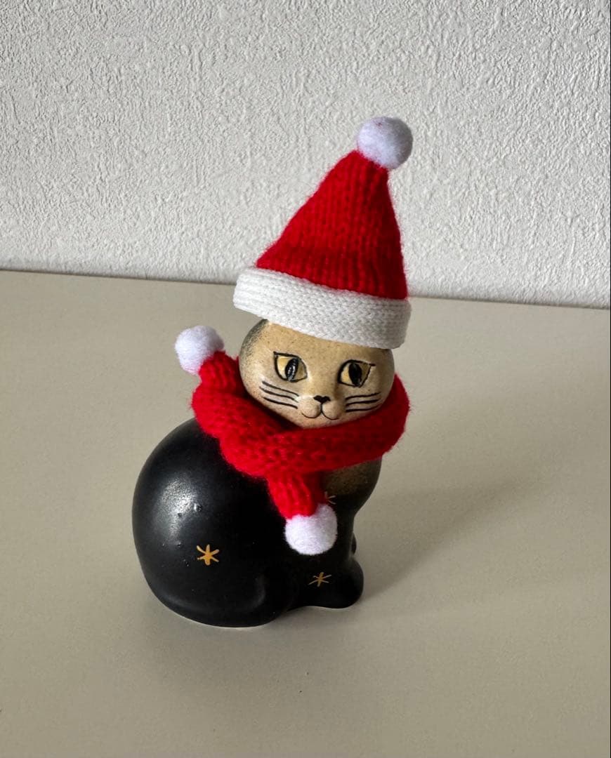 LISA LARSONリサラーソン 限定 猫 マンズ　スノーゴールド 置物