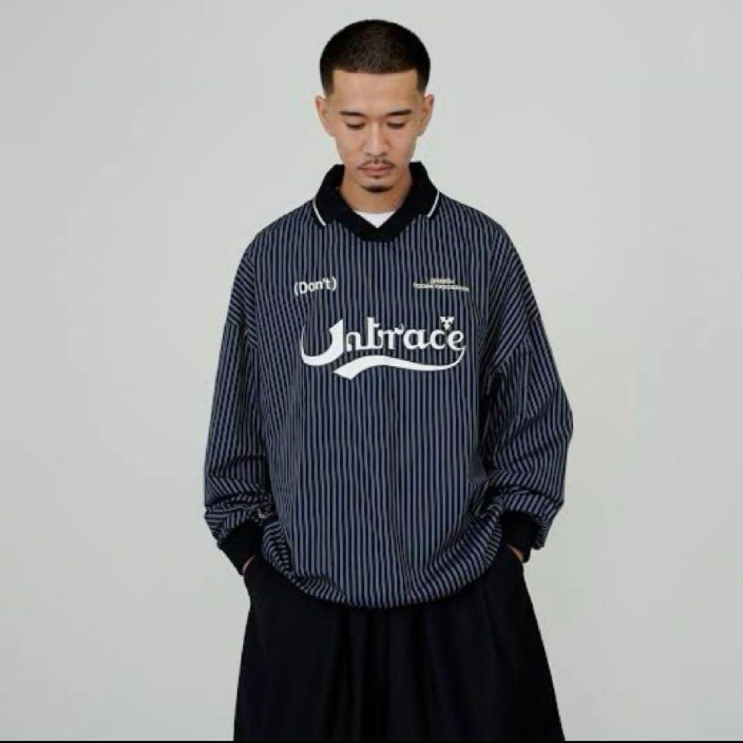 トップス UNTRACE STRIPE FOOTBALL GAME SHIRT