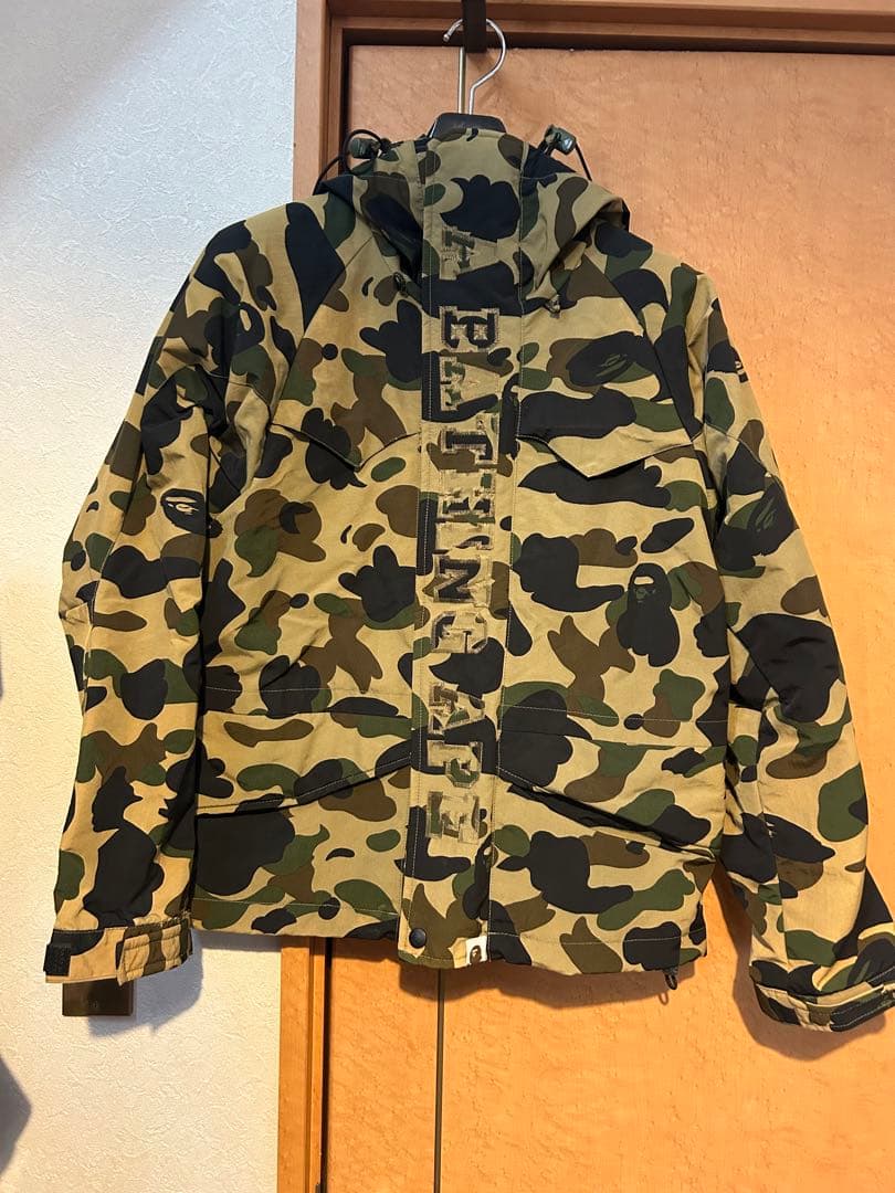 APE エイプ　初期　NIGO期　スノボ　日本製　 イエローカモ　木村拓哉着用