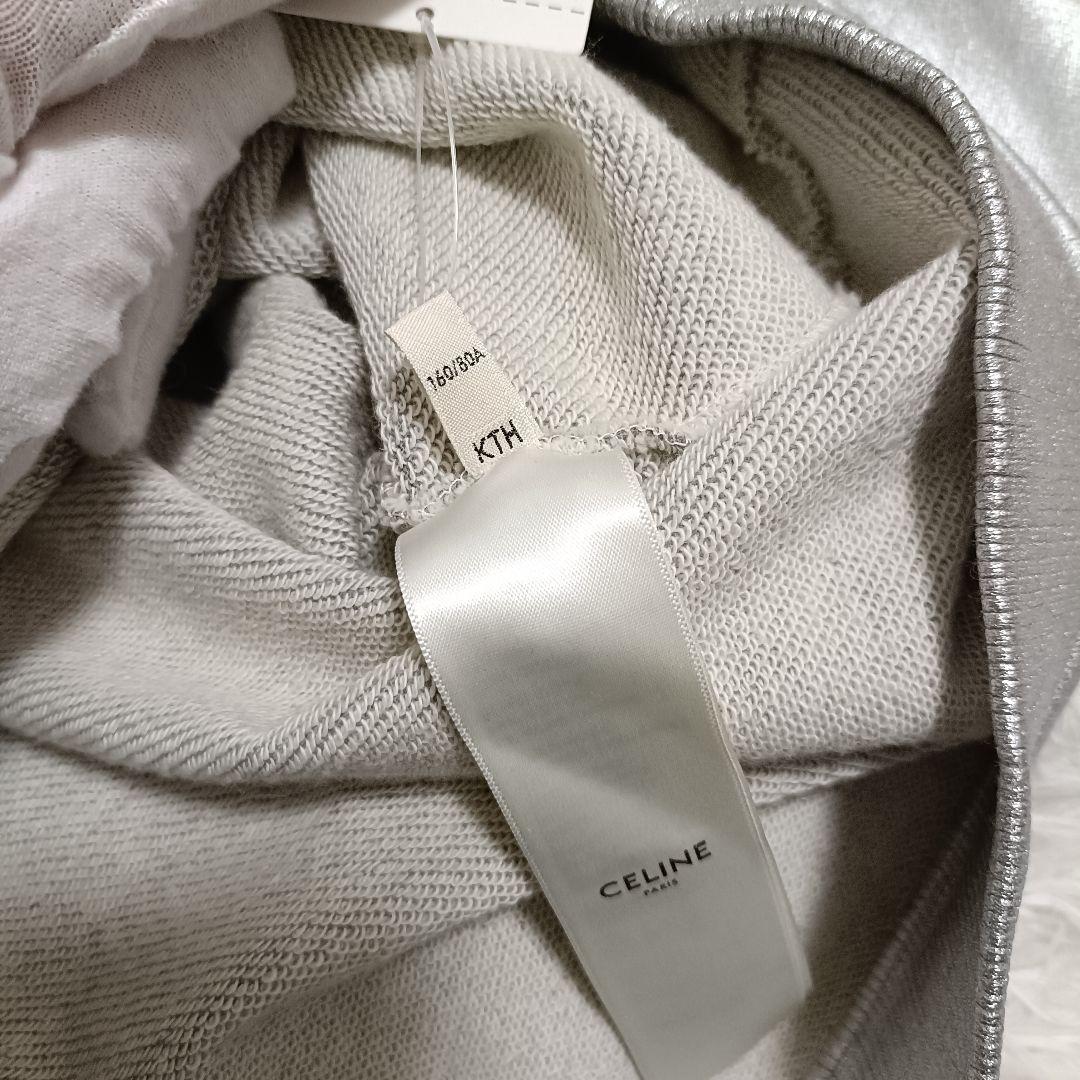 かーぼ様　美品✨️　セリーヌ　パーカー　シルバー　XS