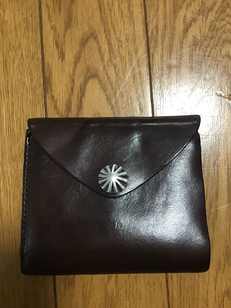 RRL ダブルアールエル　コンチョ　ウォレット　ダークブラウン