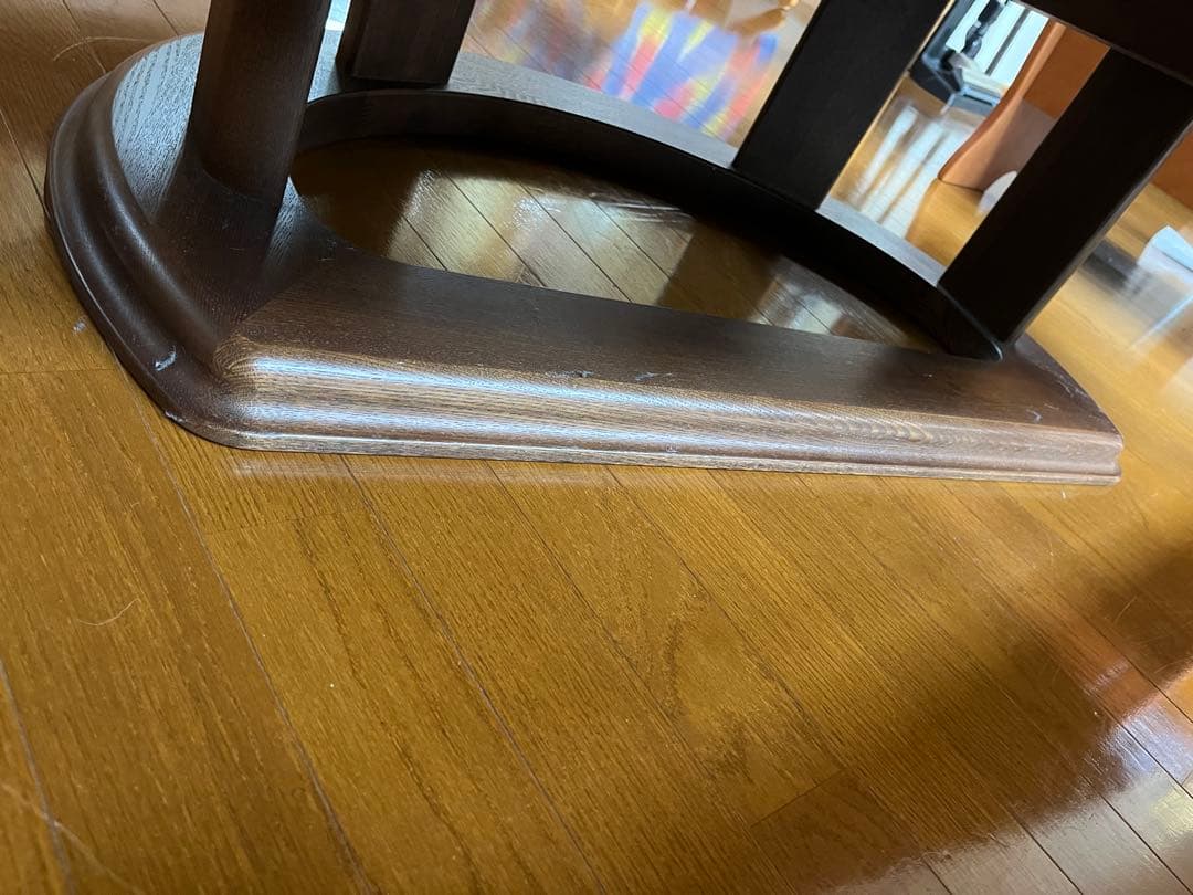 【大幅値引可能】ナガノインテリア　オーバル型ダイニングテーブル