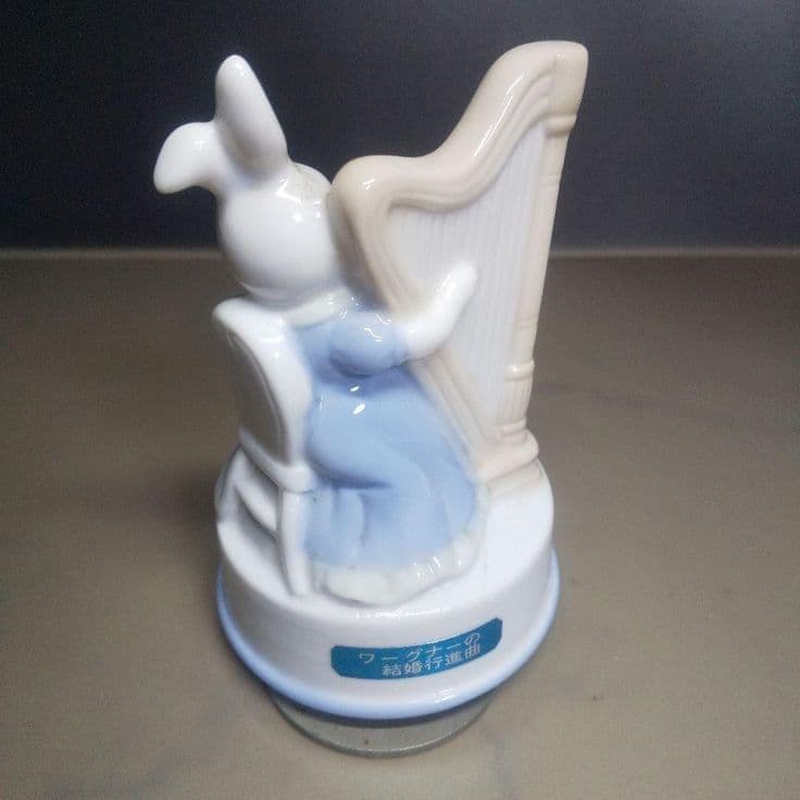 ▣ THE ZOO BAND 陶器 フィギュア オルゴール アンティーク