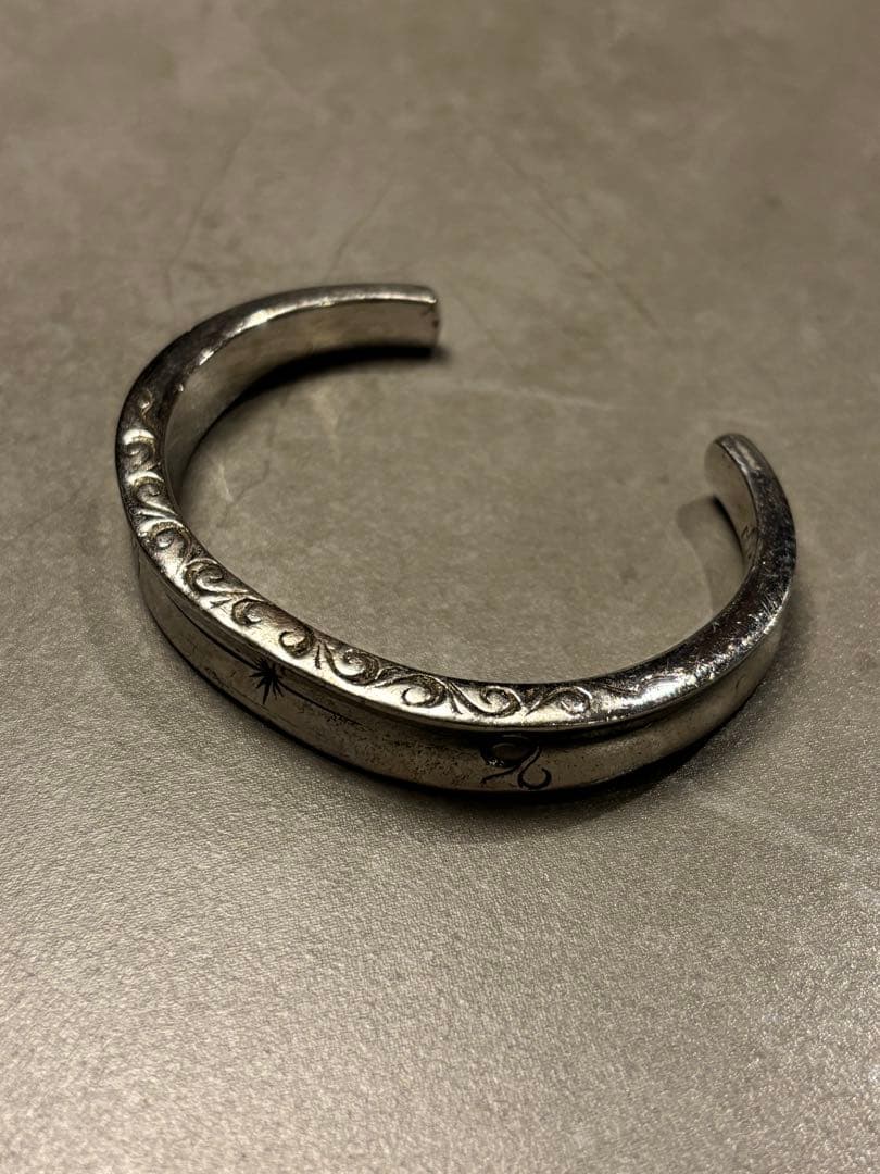 SAAD アラベスク サンシンボル シルバー925 バングル B-20-S