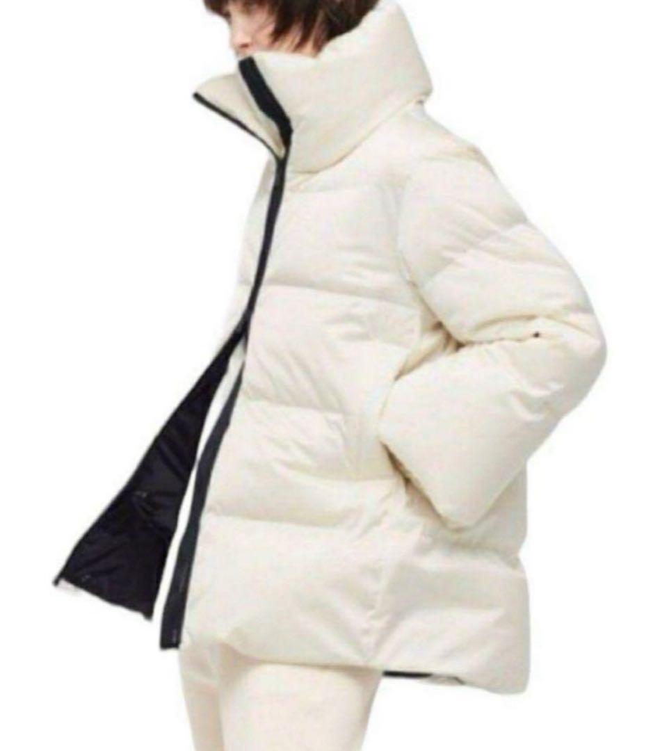 ユニクロ UNIQLO +J ジルサンダー　 ダウンジャケット白