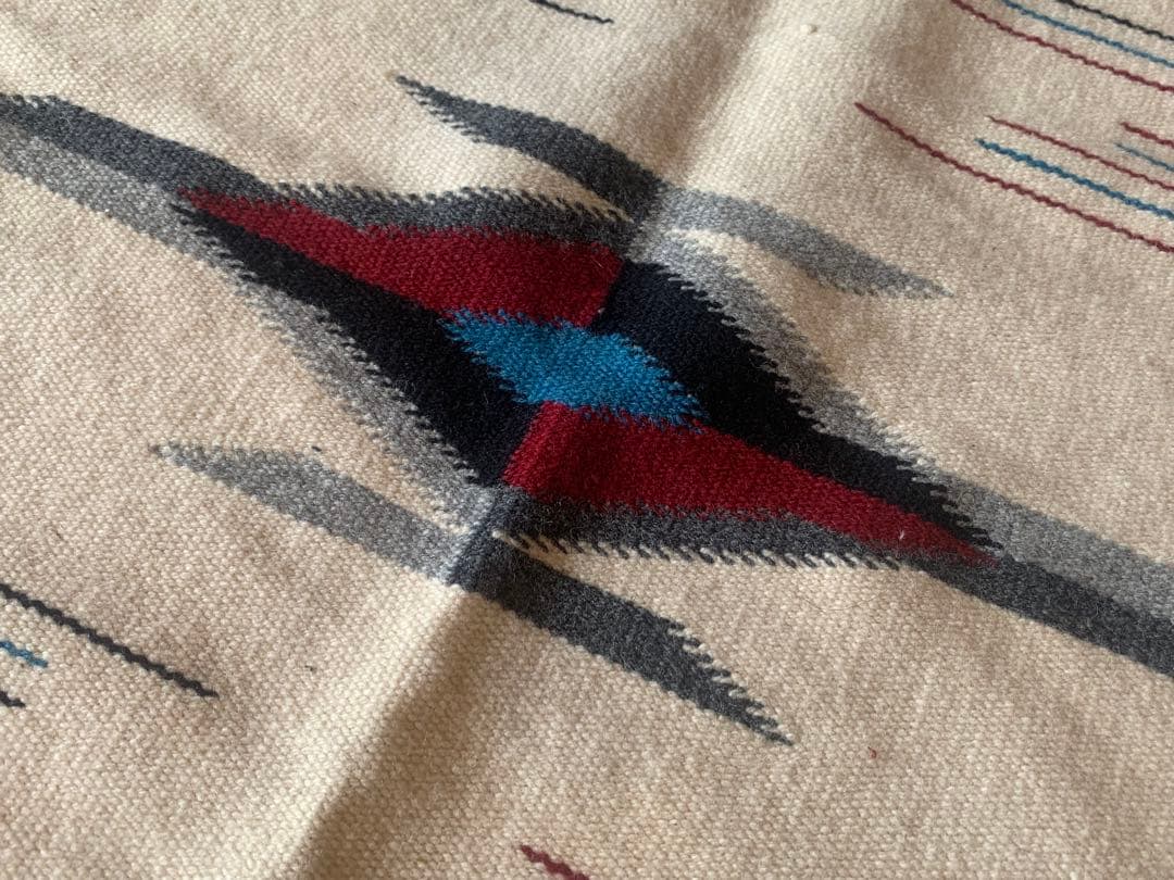 オルテガ　ブランケット　ラグ