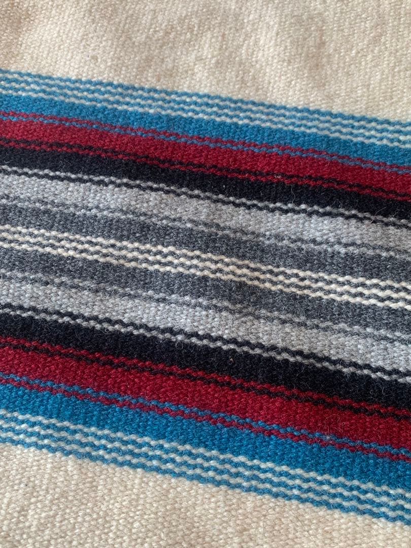 オルテガ　ブランケット　ラグ