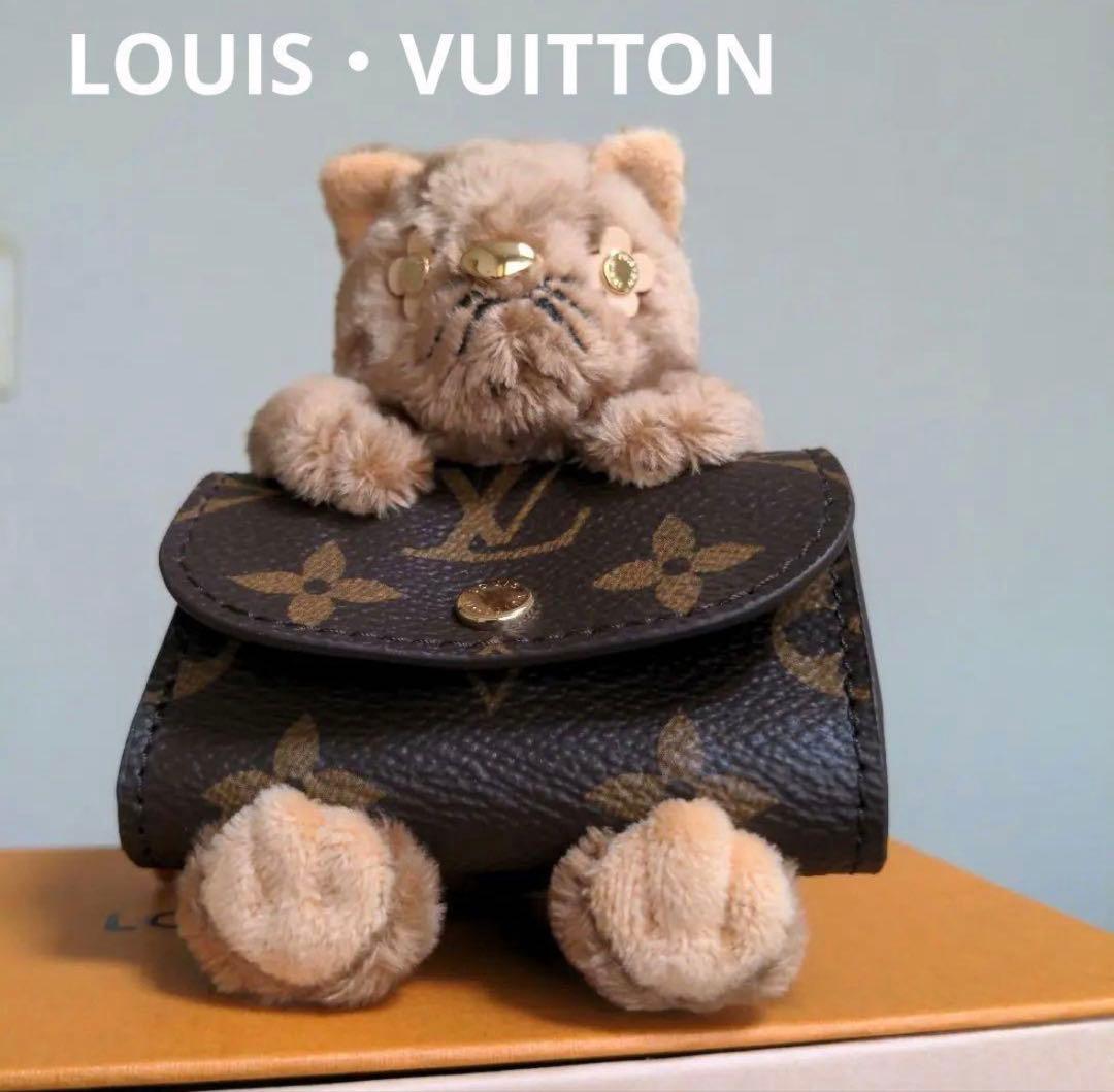 【未使用】 ルイヴィトン　バッグチャーム・LV キュート モノグラム　ネコ