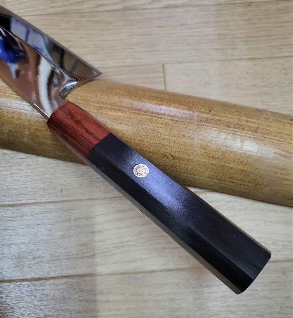 出刃包丁　鏡面黒檀6寸