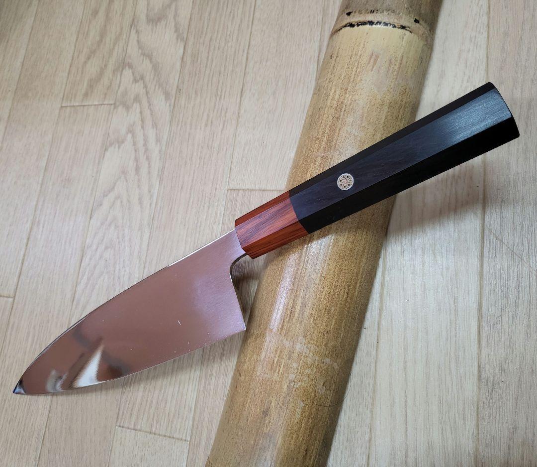 出刃包丁　鏡面黒檀6寸