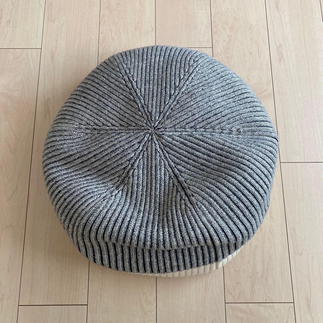 IDEE MINI PUUF ホワイト×ブラック ミックス