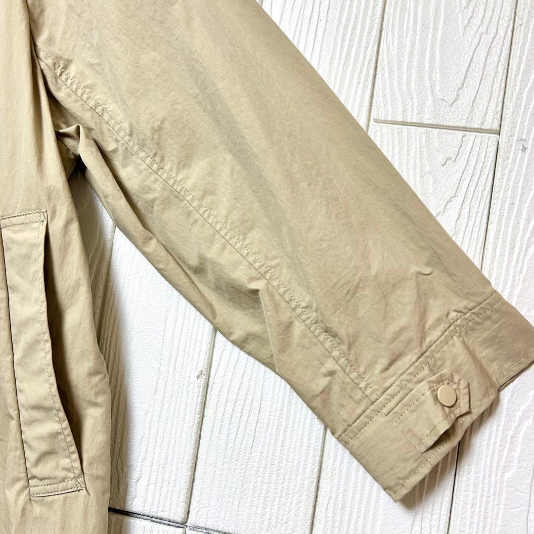 2024スピックアンドスパン コットンナイロン ステンカラーテントコート