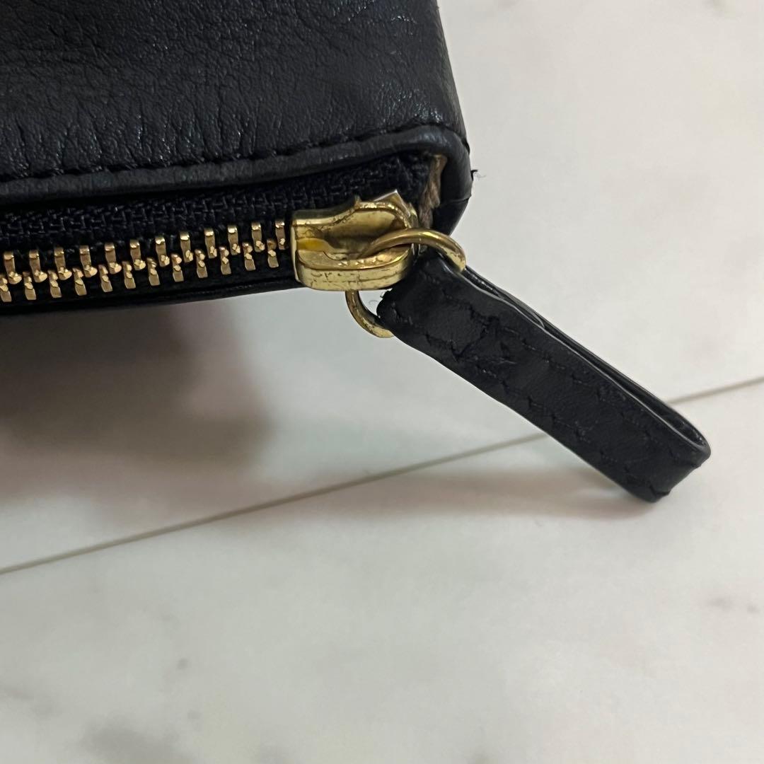 ear PAPILLONNER イアパピヨネ レザー スクエア リュック 黒