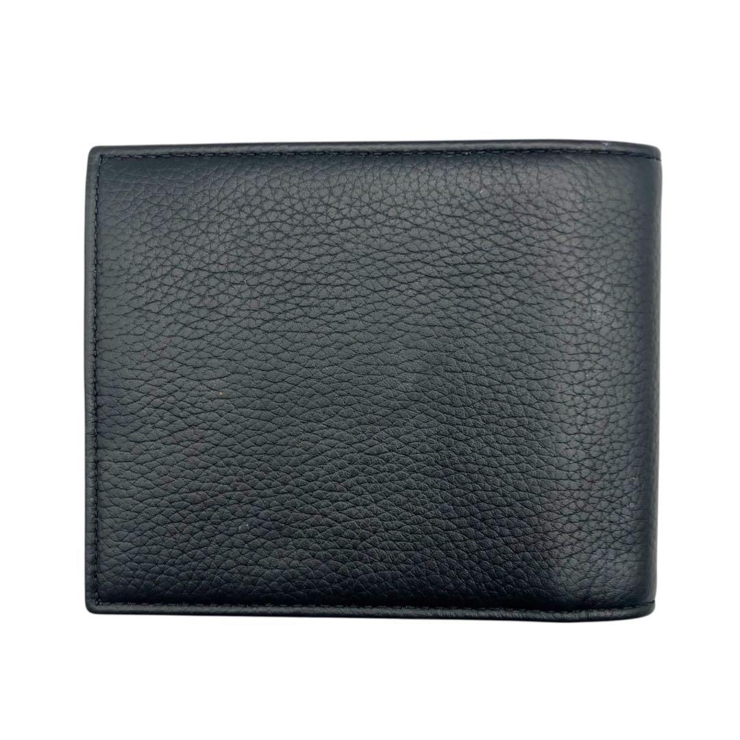 ⭐️美品⭐️ ディオール オブリーク サドル レザー 二つ折り財布 ブラック