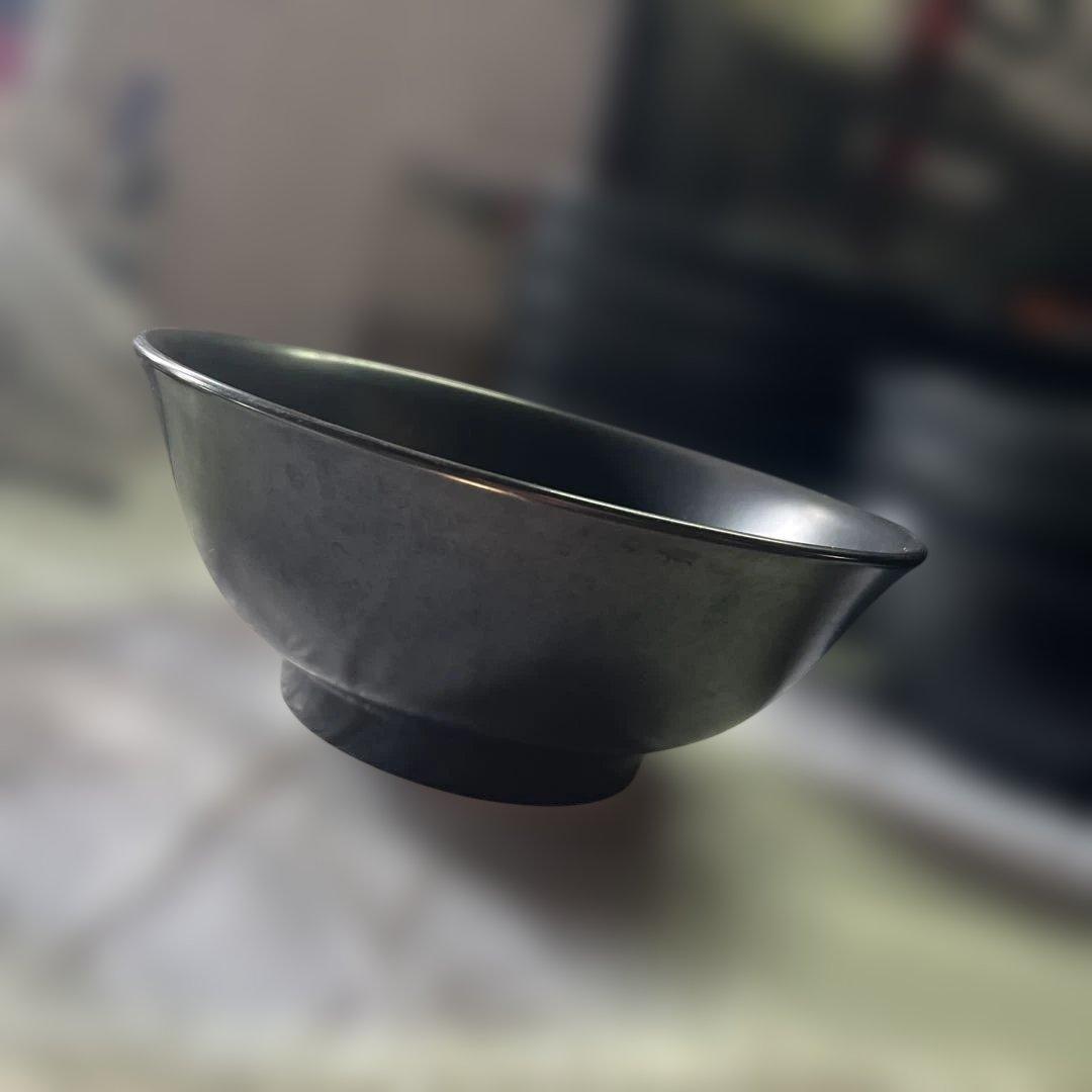 食器　丼　15個セット　まとめ売り　どんぶり　ラーメン　黒　無地　店舗用品