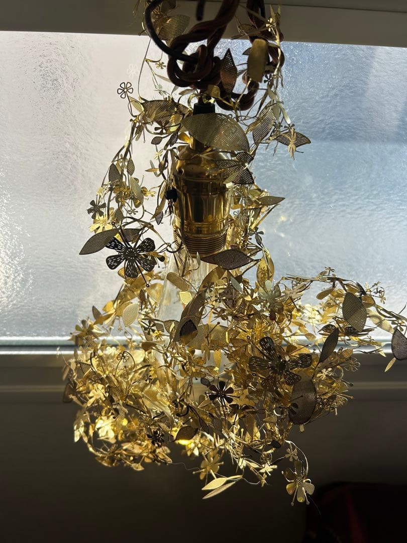 【貴重】トードボーンチェ　ランプシェード　Garland ゴールド