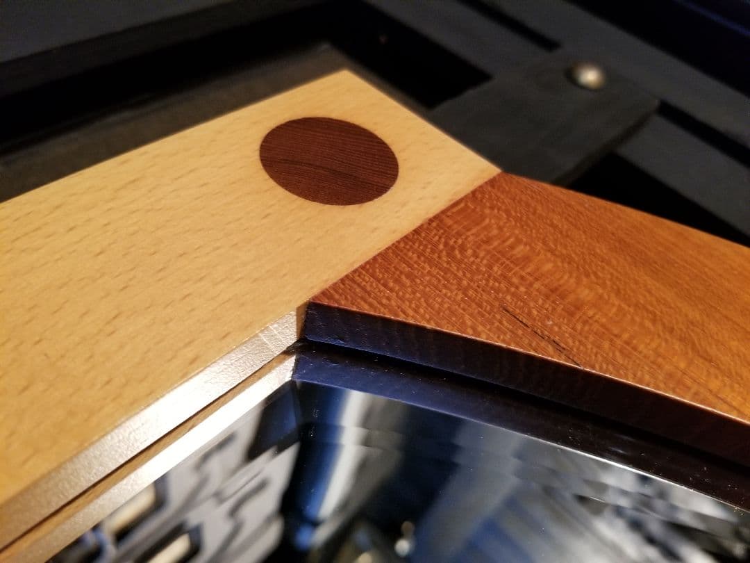 塩川光明堂　北欧　アートモダン　多素材　オーク　ウォルーナット　チーク　無垢材