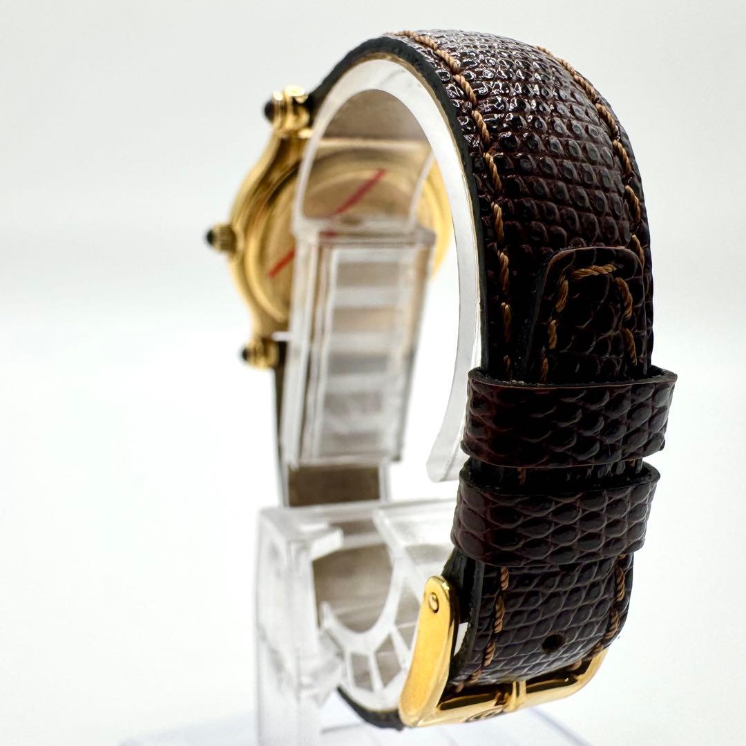 稼働/新品電池　グッチ 腕時計　6500L ヴィンテージ　純正ベルト　クォーツ