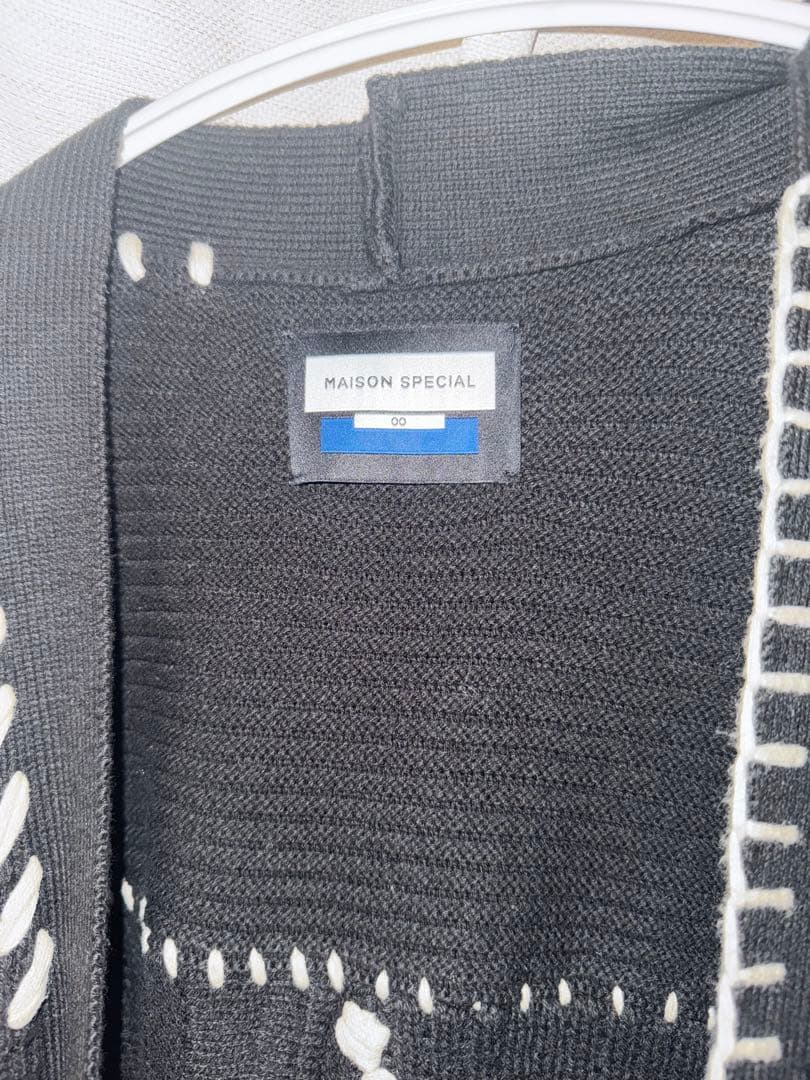 MAISON SPECIAL 編み込みデザイン カーディガン 00