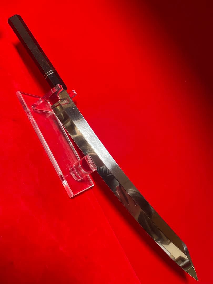 包丁　剣型切付　尺ニ　鏡面仕上げ　切味抜群箱付　未使用品