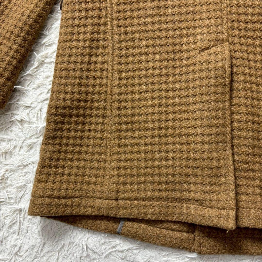 【美品】エストネーション　チェスターコート　ワッフル生地　XL